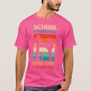 Wing Chun Retro School Chinese Kung Fu Mar T-shirt