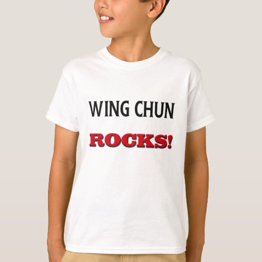 Wing Chun Rocks T-shirt (Voorkant)