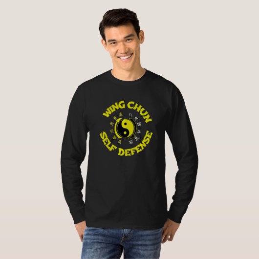WING CHUN SELF DEFENSE   T-SHIRT (Voorkant volledig)