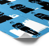 Wing Chun Siu Lim Tao Blue Poster (Hoek)