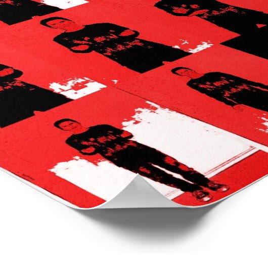 Wing Chun Siu Lim Tao Red Poster (Hoek)