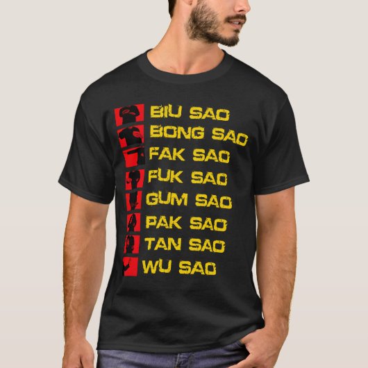 Wing Chun Strikes and Blocks Shirt (Voorkant)