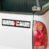 Wing Chun-systeem Bumpersticker (Op Truck)