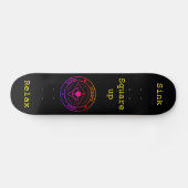 Wing Chun Training Deck (zwart) Persoonlijk Skateboard (Horizontaal)