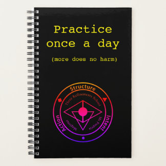 Wing Chun Training Journal (zwart) Planner
