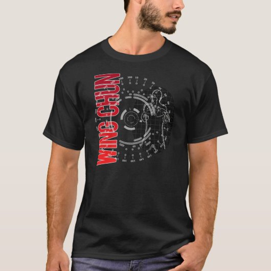 Wing Chun Wetenschappelijke vechtkunst T-shirt (Voorkant)