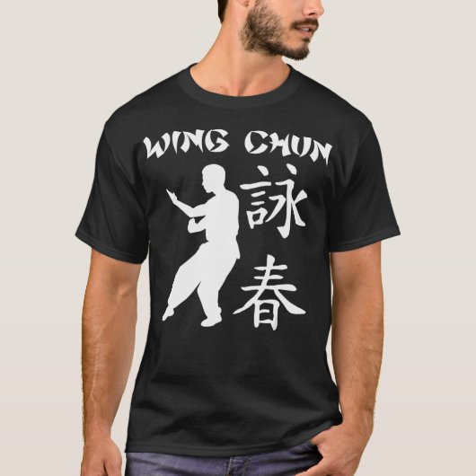 Wing Chun Wing Tsun Kung Fu Martial Arts Combat Sp T-shirt (Voorkant)