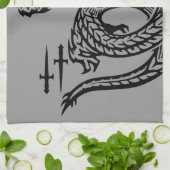 Wing Dragon Keuken Handdoeken (Gevouwen)