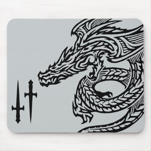 Wing Dragon Mousepad Muismat (Voorkant)