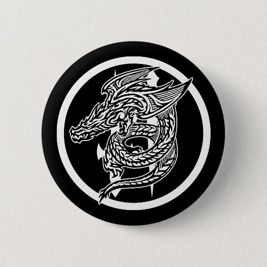 Wing Dragon ronde Button (Voorkant)