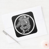 Wing Dragon Square Stickers (Envelop)