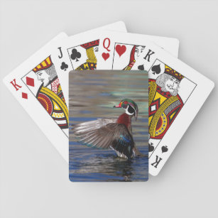 Wing Flapping Wood Duck Speelkaarten