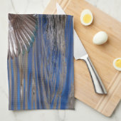 Wing Flapping Wood Duck Theedoek (Quarter Fold)