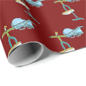 Wing Foiling Stickman Cadeaupapier (Rol Hoek)