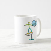 Wing Foiling Stickman Koffiemok (Voorkant rechts)