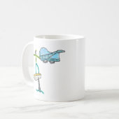 Wing Foiling Stickman Koffiemok (Voorkant links)