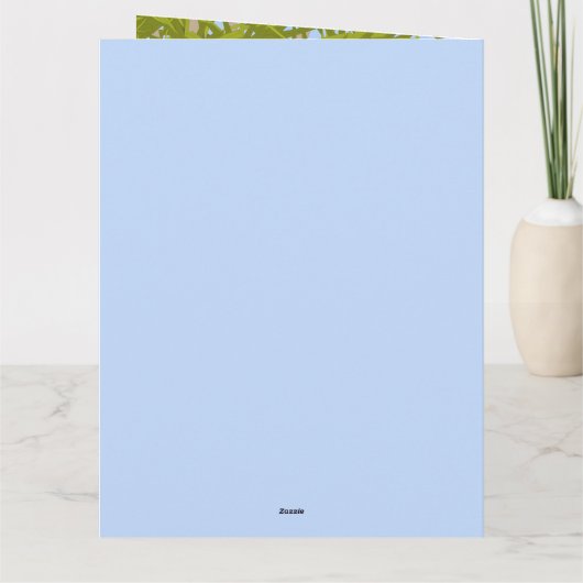 Wing Folie Surfers Pandanus Tree op het strand Kaart (Achterkant)