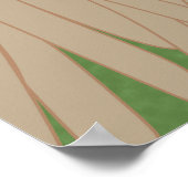 Wing Folie Surfers Pandanus Tree op het strand Poster (Hoek)