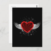 Wing Heart Briefkaart (Voorkant / Achterkant)