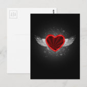 Wing Heart Briefkaart (Voorkant / Achterkant)