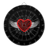 Wing Heart Dartbord (Voorkant)