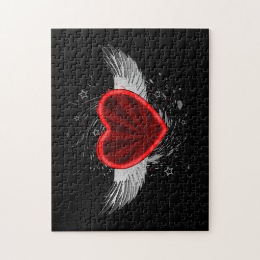Wing Heart Legpuzzel (Verticaal)