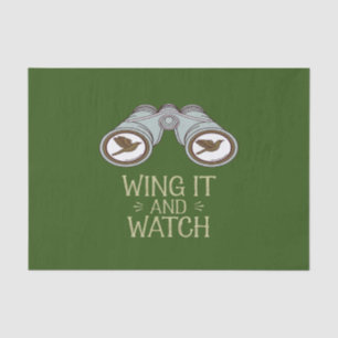 Wing It en kijken naar Birdwatching Natuur Adventu Tissuepapier