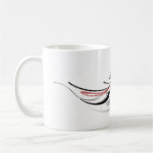 Wing Line Art Unieke mok Cadeau (Links)