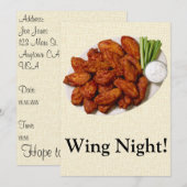 Wing Night Kaart (Voorkant / Achterkant)
