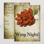 Wing Night Kaart (Voorkant / Achterkant)