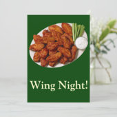 Wing Night Kaart (Staand voorkant)