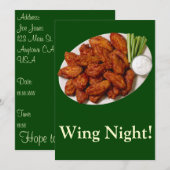 Wing Night Kaart (Voorkant / Achterkant)