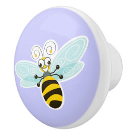 Wing-Nutz™_Bumble Bee (Buzz)_zoet en leuk decor Keramische Knop