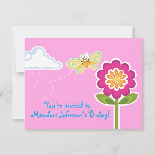 Wing-Nutz™_Butterfly_zoet & leuk feest Kaart (Voorkant)