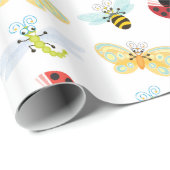 Wing-Nutz™_Fluttering Buddies_patroon_party tijd Cadeaupapier (Rol Hoek)