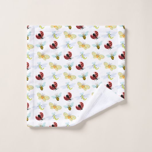 Wing-Nutz™_Fluttering Buddies_zoete en schattige i Bad Handdoek (Wasdoekje)