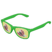 Wing-Nutz™_Ladybug (Dotty)_party tijd_cool kind Kinder Zonnebril (Gekanteld)
