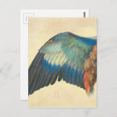 Wing of a Blue Roller by Albrecht Durer Briefkaart (Voorkant / Achterkant)