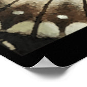 Wing of Butterfly Natuur Lovers Effecten Sticker Poster (Hoek)