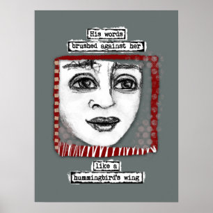 Wing Poster Wall Art van mensvogels