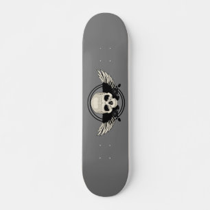 Wing Skull - BLACK & WHITE Persoonlijk Skateboard