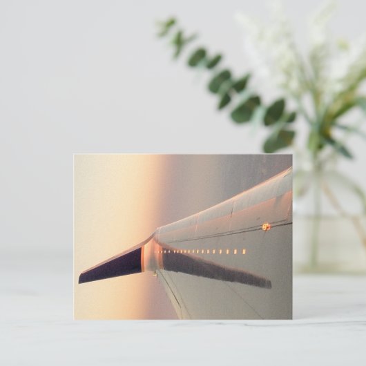 Wing Sunset 2 Briefkaart (Staand voorkant)