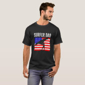 Wing Surf Dad Usa Wing Foiler T-shirt (Voorkant volledig)