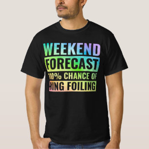 Wing-Surf voor het afvangen van waterstoffolie T-shirt
