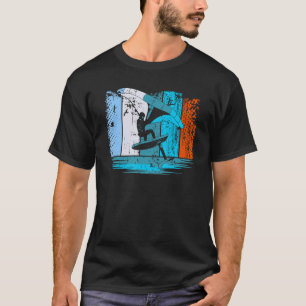 Wing Surf Wing Folie Wingsurfer Retro T-shirt