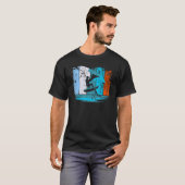 Wing Surf Wing Folie Wingsurfer Retro T-shirt (Voorkant volledig)