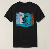 Wing Surf Wing Folie Wingsurfer Retro T-shirt (Design voorkant)