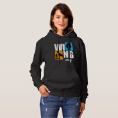 Wing Surf Wingfoil Wingsurf Retro Hoodie (Voorkant volledig)