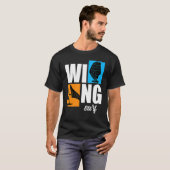 Wing Surf Wingfoil Wingsurf Retro T-shirt (Voorkant volledig)