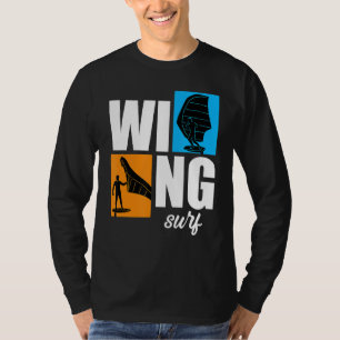 Wing Surf Wingfoil Wingsurf Retro T-shirt